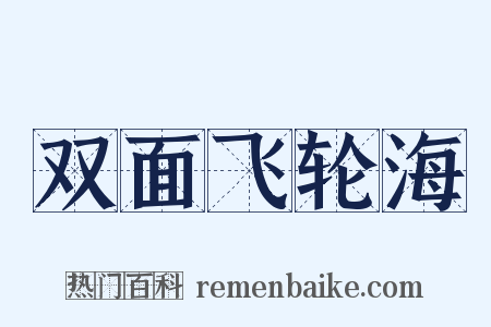 双面飞轮海是什么意思的图片